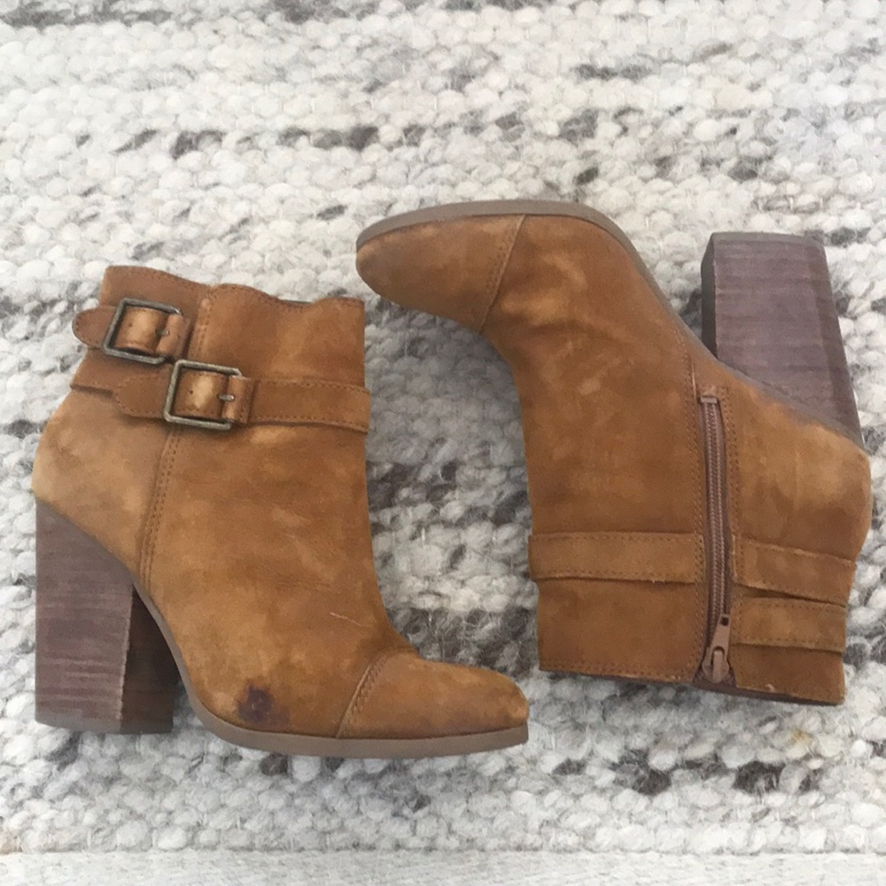 Lucky Brand Suede Booties
